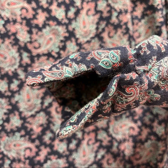 Handmade Vintage 70's Printed Paisley Blouse - Picture 5 of 7